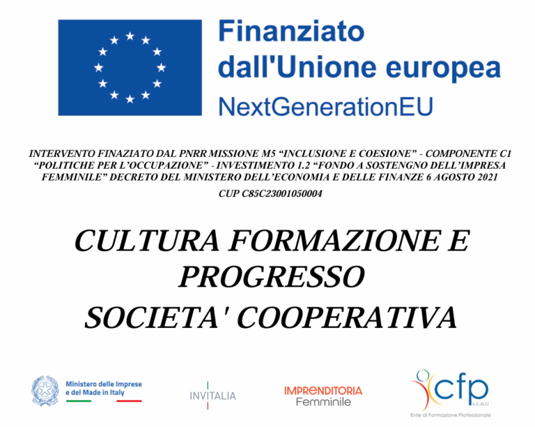 Cultura formazione e progresso